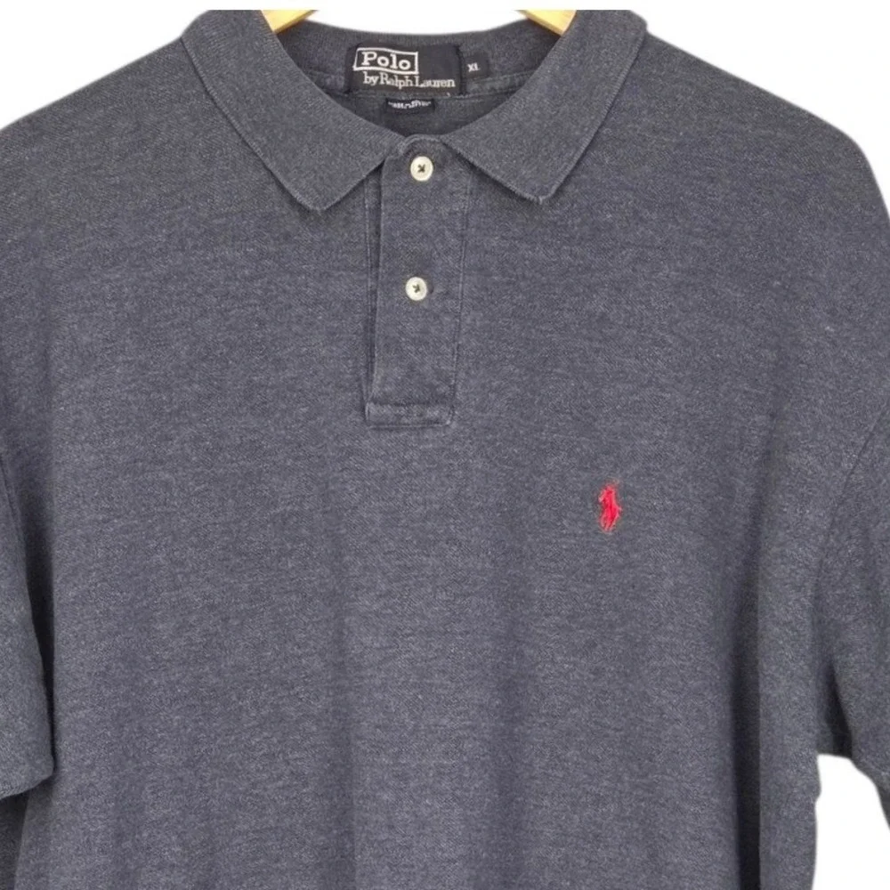 Polo Ralph Lauren Polo Shirt Mens XL Blue Short Sleeve Cotton Preppy Casual